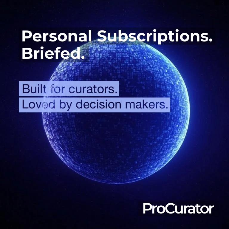 ProCurator dashboard showing curator workflow
